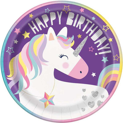 Unicorn Paper Plates