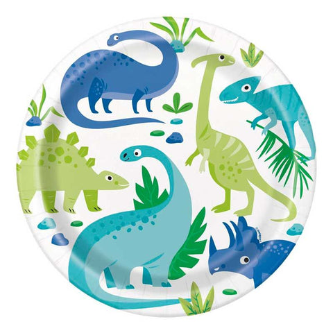 Dinosaur Paper Plates 9inch