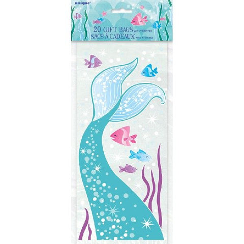 Mermaid Cellophane Bags