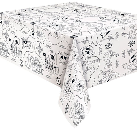 Pirate Colouring Paper Table Cover