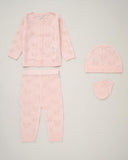 Pink Butterfly Knitted Outfit