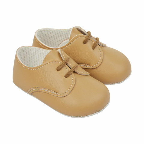 Camel Pre-Walker Laced Shoe