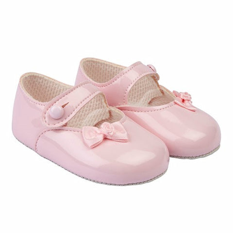 Pink Bow Pre-Walker Shoe