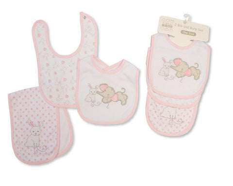 Bib & Burp Cloth Set