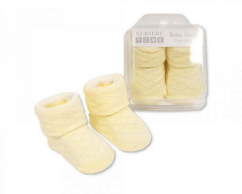 Lemon Diamond Socks