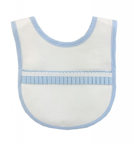 Blue Ruffle Bib by Pex