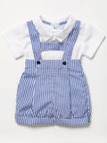 Stripe Dungaree Set