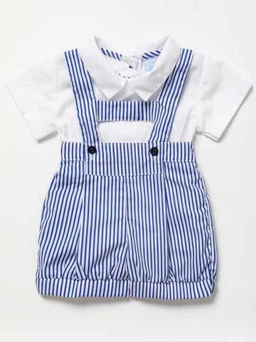 Stripe Dungaree Set