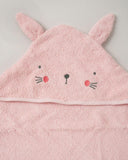 Pink Bunny Hooded Towel