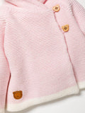 Pink Teddy Hooded Cardigan