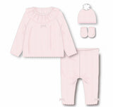 Pink Knitted Frill Outfit