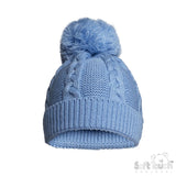 Blue Cable Hat