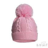 Pink Cable Hat