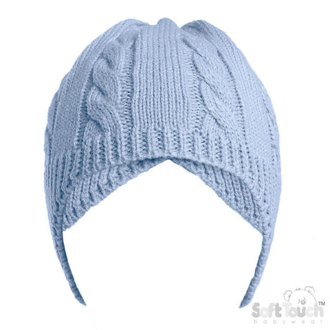 Blue Cable Hat