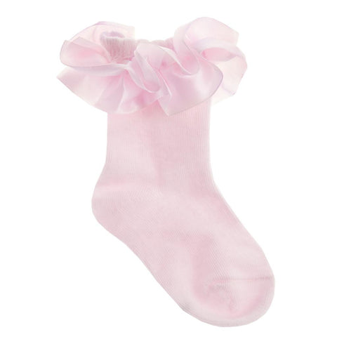 Pink Frilly Socks