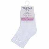 White Cable Socks - 3 Pairs