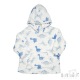 White Dinosaur Oversized Hoodie