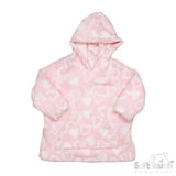 Pink Heart Oversized Hoodie