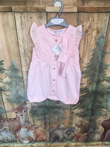 Pink Broderie Anglaise Romper