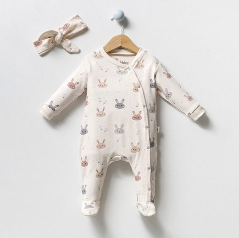 Rabbit Sleepsuit & Headband