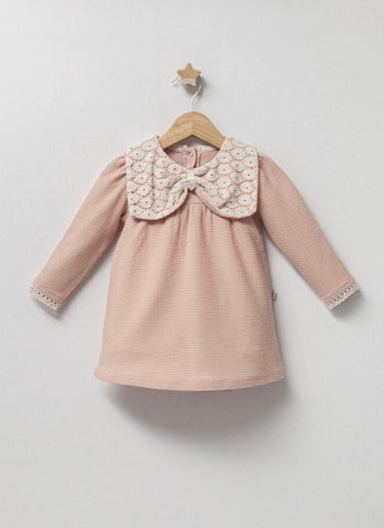 Dusky Pink Lace Dress