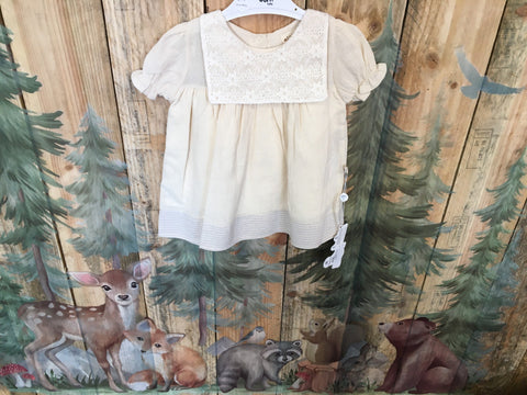 Linen Bib Dress