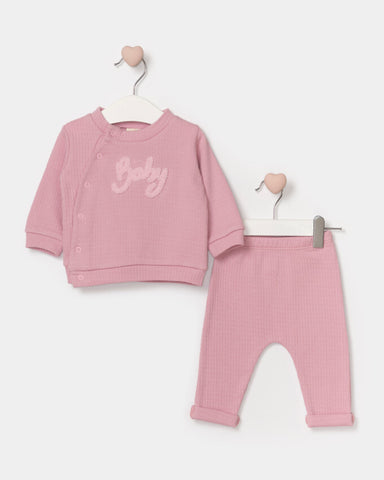 Dusky Pink Jogging Set