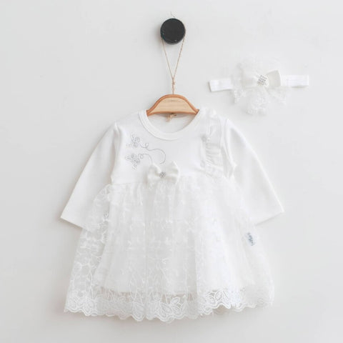 White Butterfly Dress