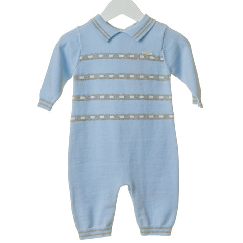 Knitted Stripe Romper by Blues Baby