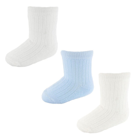 Blue & White Triple Socks